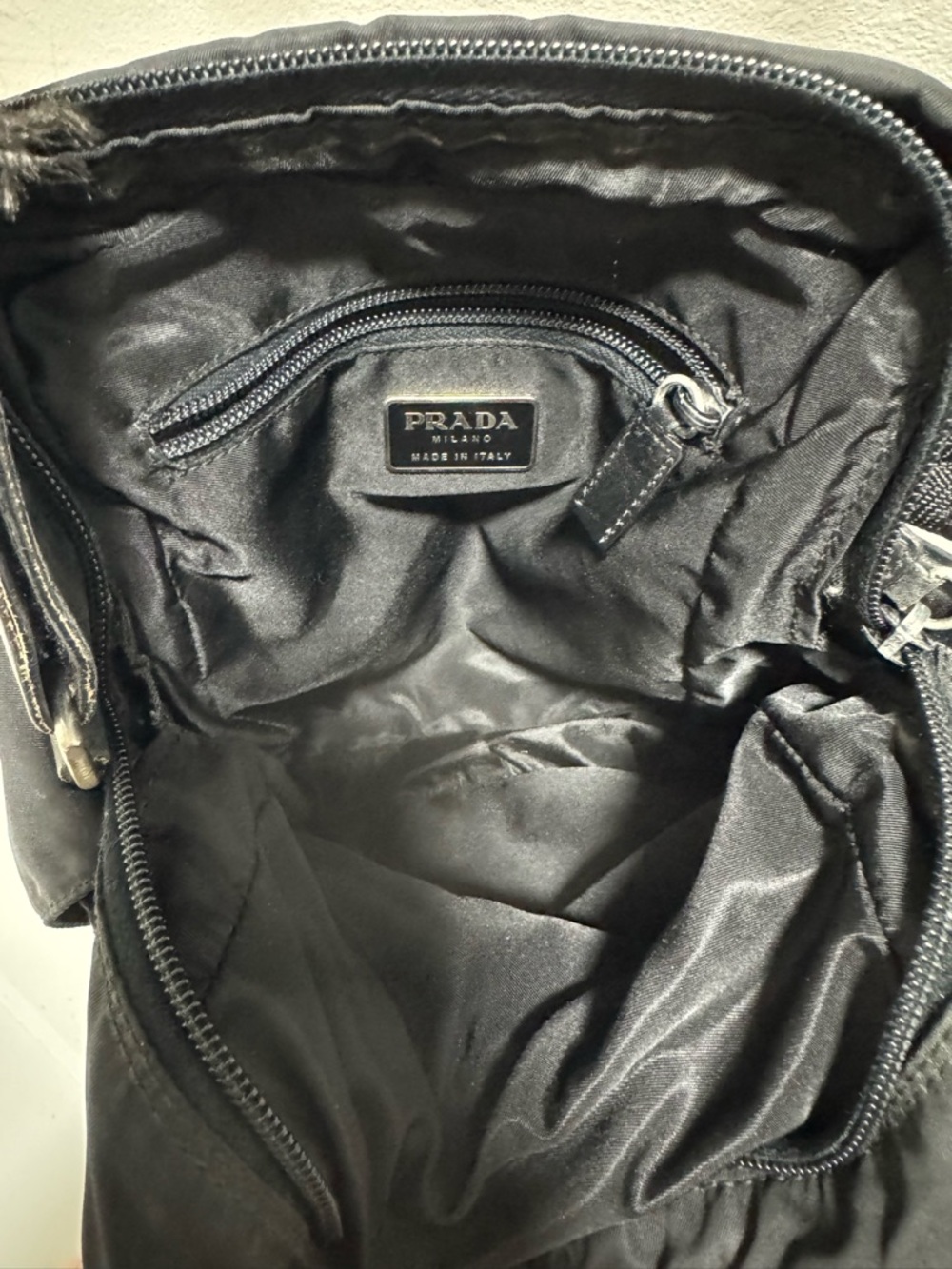 Authentic Prada Nero Tessuto Plate Crossbody - Picture 12 of 12